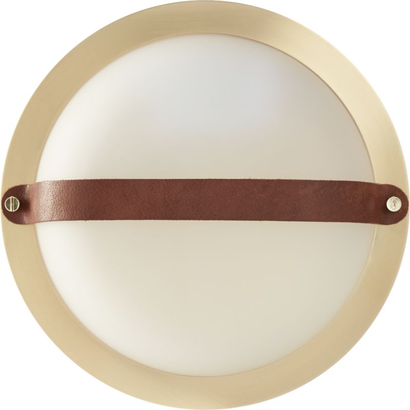 hemisphere wall sconce CB2
